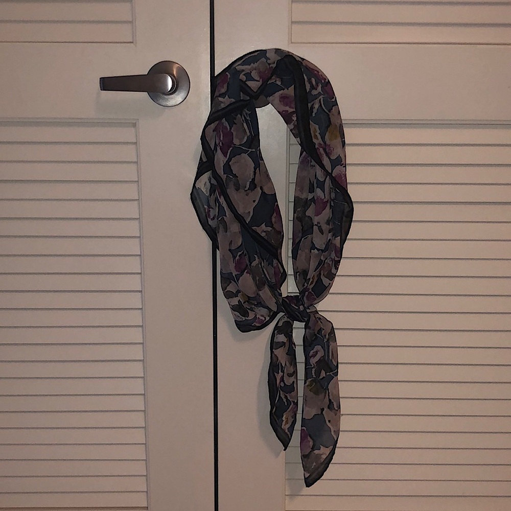 Floral Silk Scarf
